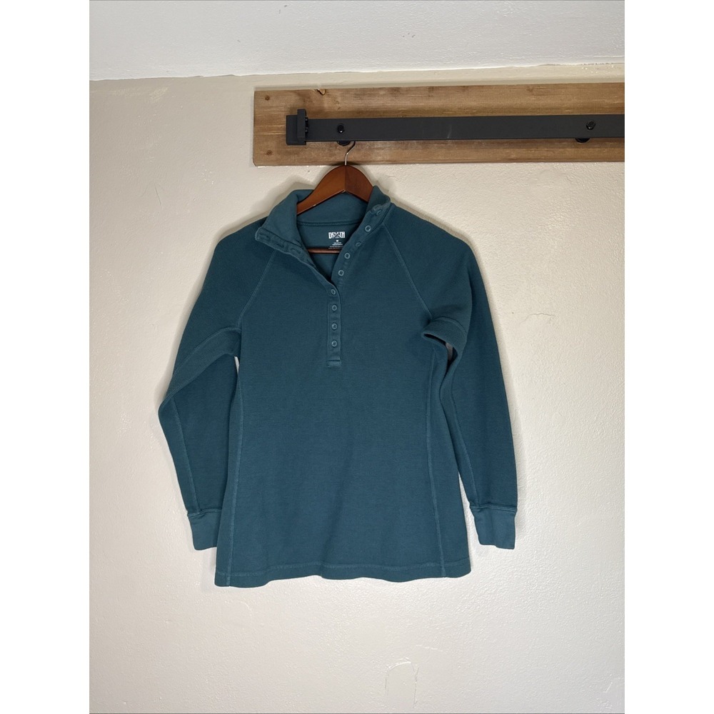 Duluth Trading Co 1/4 Snap Pullover Fleece Long Sleeve Shirt Men's Size Medium
